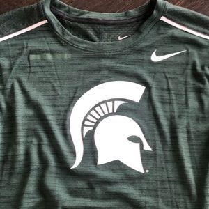 Michigan State DriFit tee